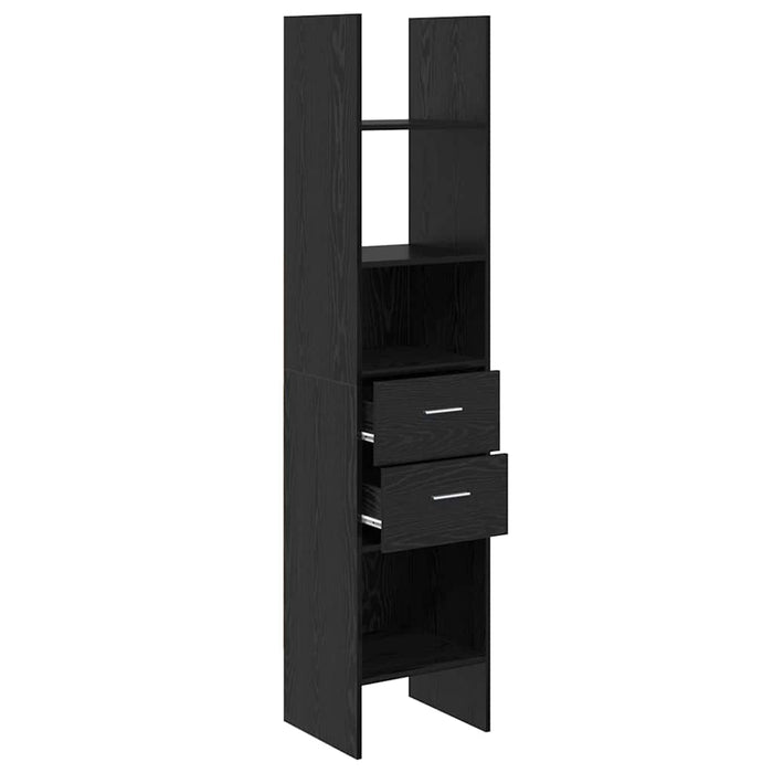 Dulap pentru cărți Stejar negru 40 x 35 x 180 cm Lemn compozit - WALTI WALTI