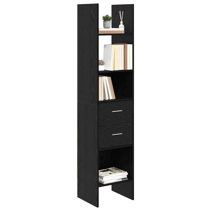 Dulap pentru cărți Stejar negru 40 x 35 x 180 cm Lemn compozit - WALTI WALTI