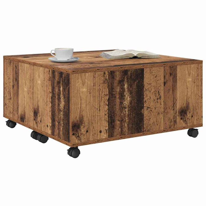 Masă de cafea Lemn vechi 75 x 75 x 38 cm Lemn compozit - WALTI WALTI