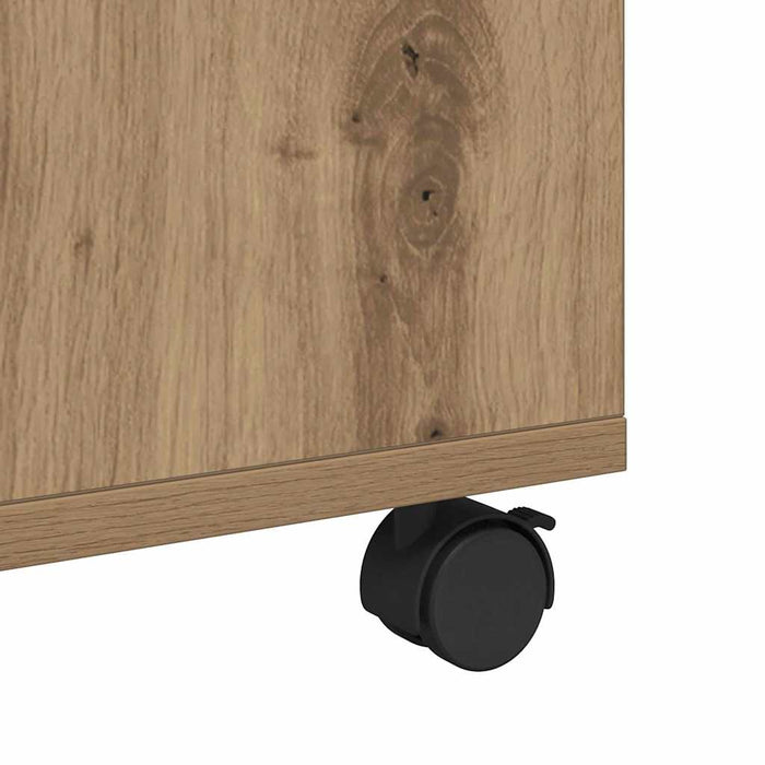 Masă de cafea stejar artizanal 75 x 75 x 38 cm Lemn compozit - WALTI WALTI