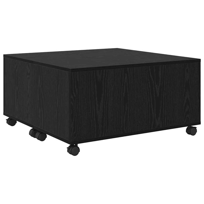 Masă de cafea Stejar negru 75 x 75 x 38 cm Lemn compozit - WALTI WALTI
