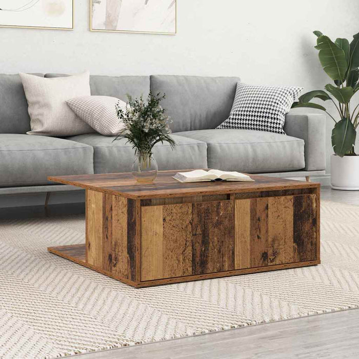 Masă de cafea Lemn vechi 80 x 80 x 31 cm Lemn compozit - WALTI WALTI