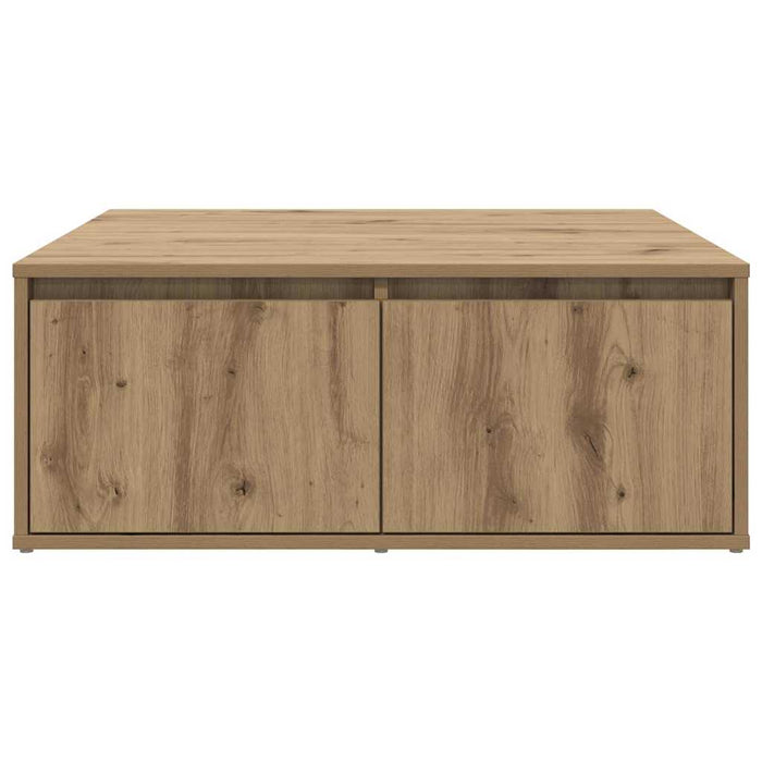 Masă de cafea stejar artizanal 80 x 80 x 31 cm Lemn compozit - WALTI WALTI