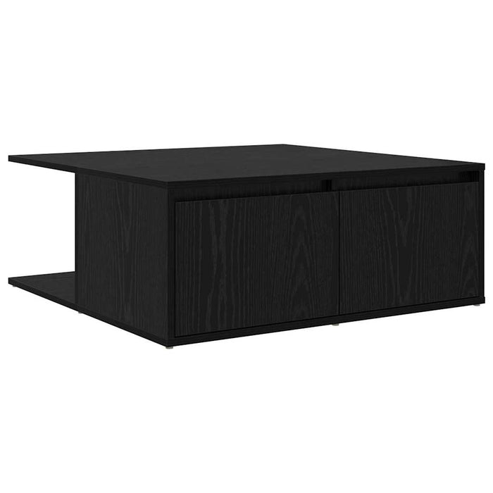 Masă de cafea Stejar negru 80 x 80 x 31 cm Lemn compozit - WALTI WALTI