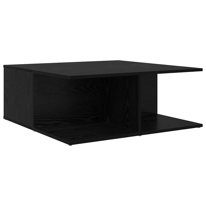 Masă de cafea Stejar negru 80 x 80 x 31 cm Lemn compozit - WALTI WALTI