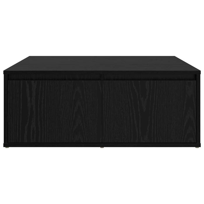 Masă de cafea Stejar negru 80 x 80 x 31 cm Lemn compozit - WALTI WALTI