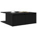 Masă de cafea Stejar negru 80 x 80 x 31 cm Lemn compozit - WALTI WALTI