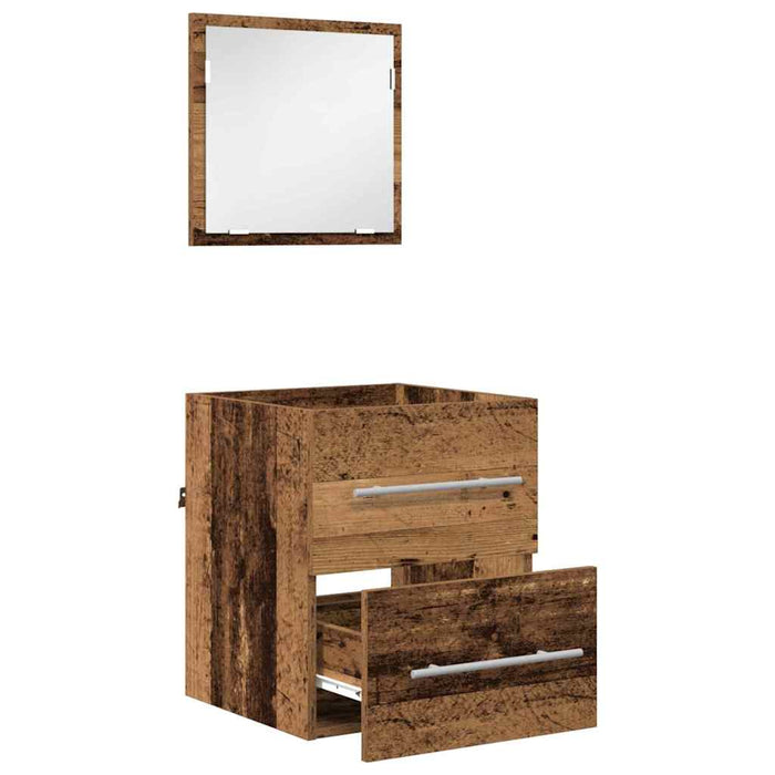 Dulap de Baie cu sertar 41 x 38.5 x 48 cm Lemn compozit - WALTI WALTI