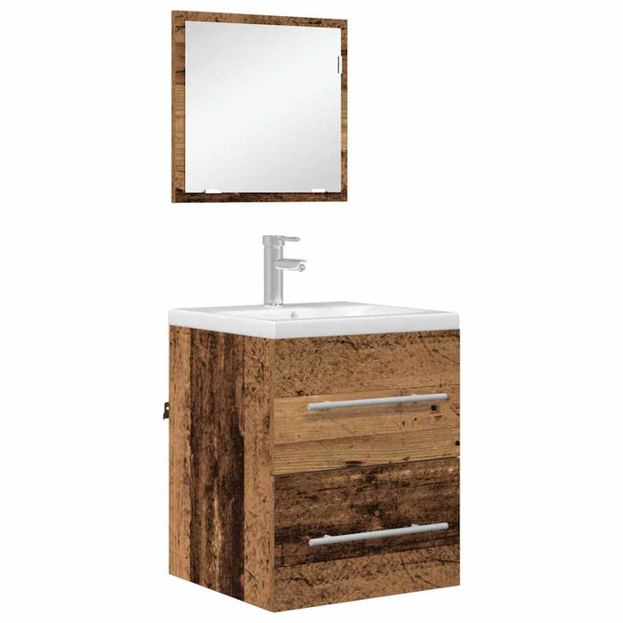 Dulap de Baie cu sertar 41 x 38.5 x 48 cm Lemn compozit - WALTI WALTI