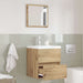 Dulap de Baie Stejar Artizanal 41 x 38.5 x 45 cm Lemn compozit - WALTI WALTI