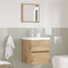Dulap de Baie Stejar Artizanal 41 x 38.5 x 45 cm Lemn compozit - WALTI WALTI
