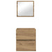Dulap de Baie Stejar Artizanal 41 x 38.5 x 45 cm Lemn compozit - WALTI WALTI