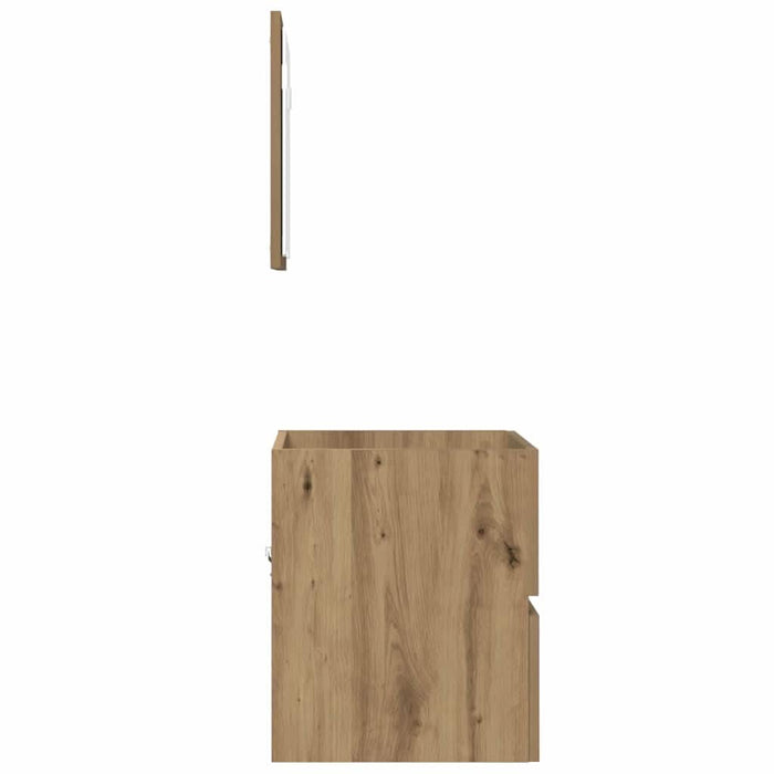 Dulap de Baie Stejar Artizanal 41 x 38.5 x 45 cm Lemn compozit - WALTI WALTI