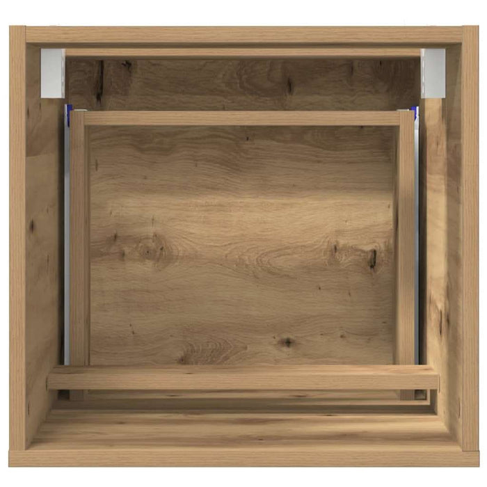 Dulap de Baie Stejar Artizanal 41 x 38.5 x 45 cm Lemn compozit - WALTI WALTI