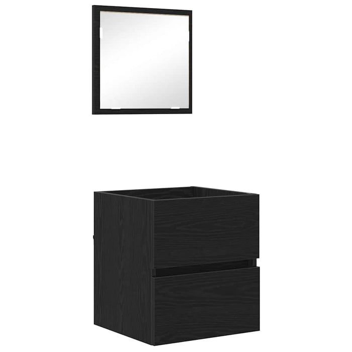 Dulap de Baie Stejar Negru 41 x 38.5 x 45 cm Lemn compozit - WALTI WALTI