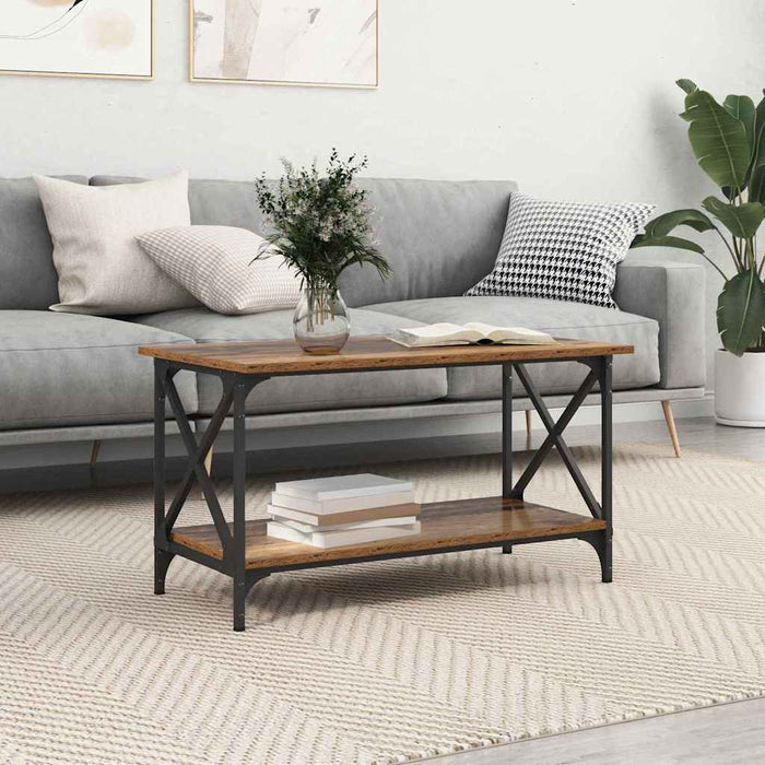 Masă de cafea Lemn vechi 80 x 45 x 45.5 cm Lemn compozit - WALTI WALTI
