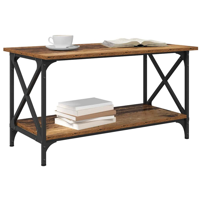 Masă de cafea Lemn vechi 80 x 45 x 45.5 cm Lemn compozit - WALTI WALTI