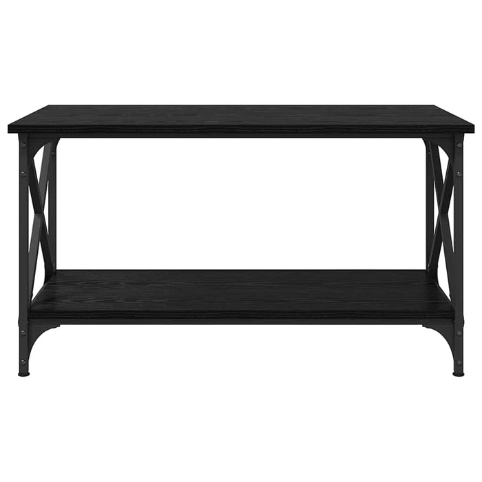 Masă de cafea Stejar negru 80 x 45 x 45.5 cm Lemn compozit - WALTI WALTI