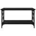 Masă de cafea Stejar negru 80 x 45 x 45.5 cm Lemn compozit - WALTI WALTI