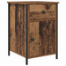 Dulap de noapte 2 pcs Lemn vechi 40 x 42 x 60 cm Lemn compozit - WALTI WALTI