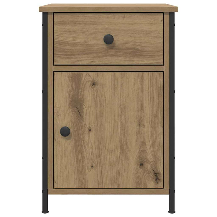 Dulap de noapte Stejar Artizanal 40 x 42 x 60 cm Lemn compozit - WALTI WALTI