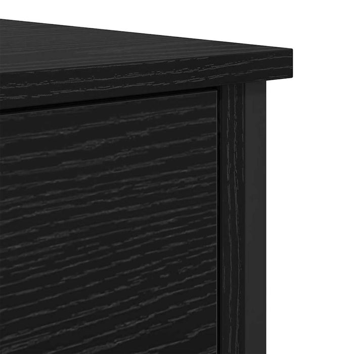 Dulap de noapte cu sertar 2 pcs Stejar Negru 40 x 42 x 60 cm - WALTI WALTI