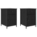 Dulap de noapte cu sertar 2 pcs Stejar Negru 40 x 42 x 60 cm - WALTI WALTI