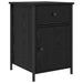 Dulap de noapte cu sertar 2 pcs Stejar Negru 40 x 42 x 60 cm - WALTI WALTI