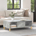Masă de cafea Gri beton 103.5 x 60 x 35 cm Lemn compozit - WALTI WALTI