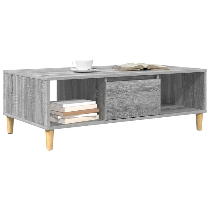 Masă de cafea sonoma gri 103.5 x 60 x 35 cm Lemn compozit - WALTI WALTI