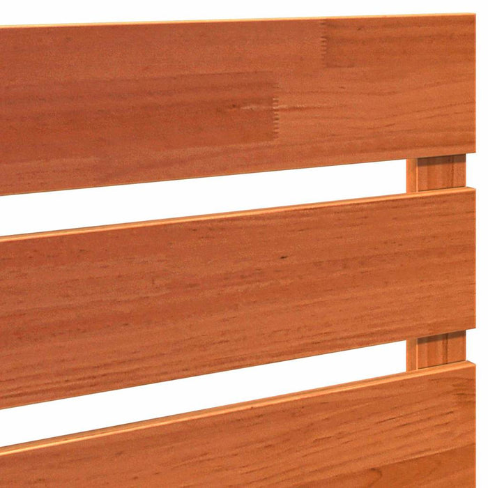 Tăblie cap Maroniu cerat 200,5 x 3 x 80 cm Lemn de pin masiv - WALTI WALTI