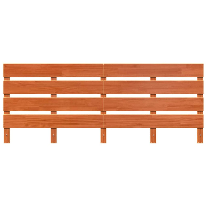 Tăblie cap Maroniu cerat 200,5 x 3 x 80 cm Lemn de pin masiv - WALTI WALTI