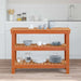 Banc de lucru Maro ceruit 110,5 x 50 x 80 cm Lemn masiv de pin - WALTI WALTI
