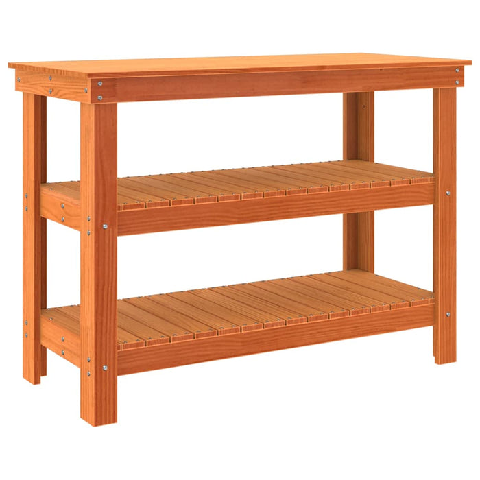 Banc de lucru Maro ceruit 110,5 x 50 x 80 cm Lemn masiv de pin - WALTI WALTI