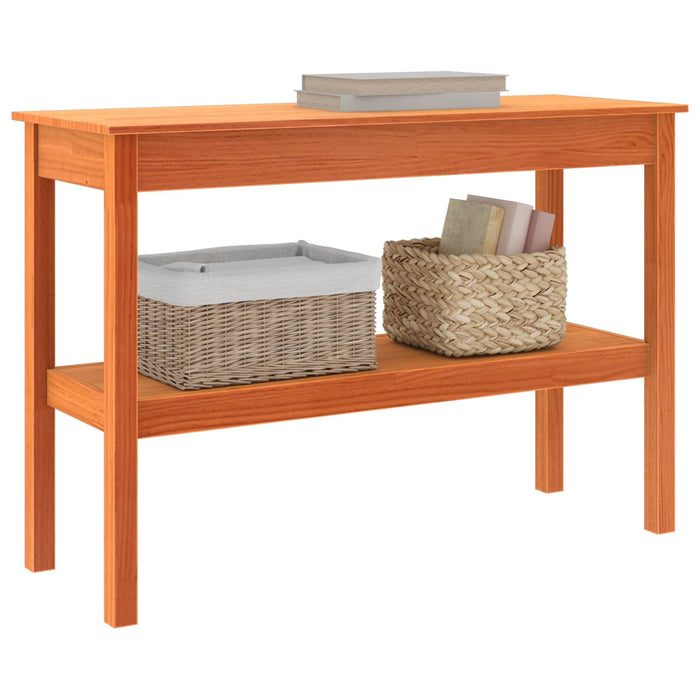 Masă de consolă Maro ceruit 110 x 40 x 75 cm Lemn masiv de pin - WALTI WALTI