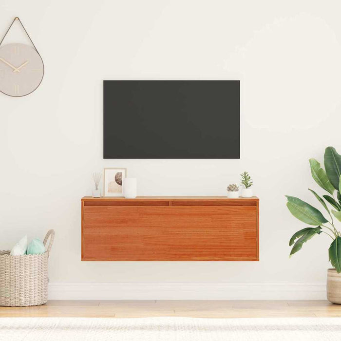 Dulap de perete cu raft cu ușă Maroniu cerat 100 x 30 x 35 cm - WALTI WALTI