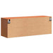 Dulap de perete cu raft cu ușă Maroniu cerat 100 x 30 x 35 cm - WALTI WALTI