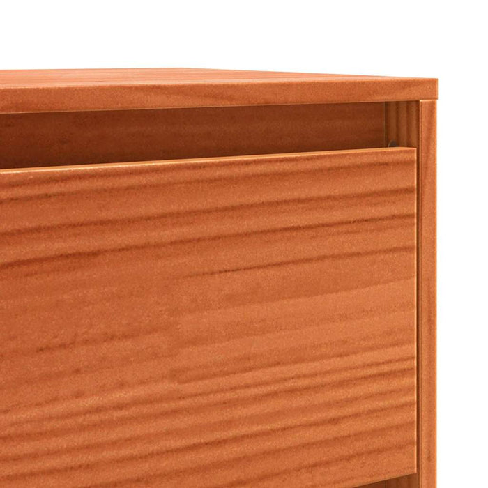 Bufet Stejar închis 111 x 34 x 75 cm Lemn de pin masiv - WALTI WALTI
