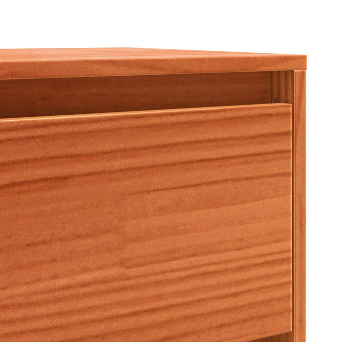 Bufet Stejar închis 111 x 34 x 75 cm Lemn de pin masiv - WALTI WALTI