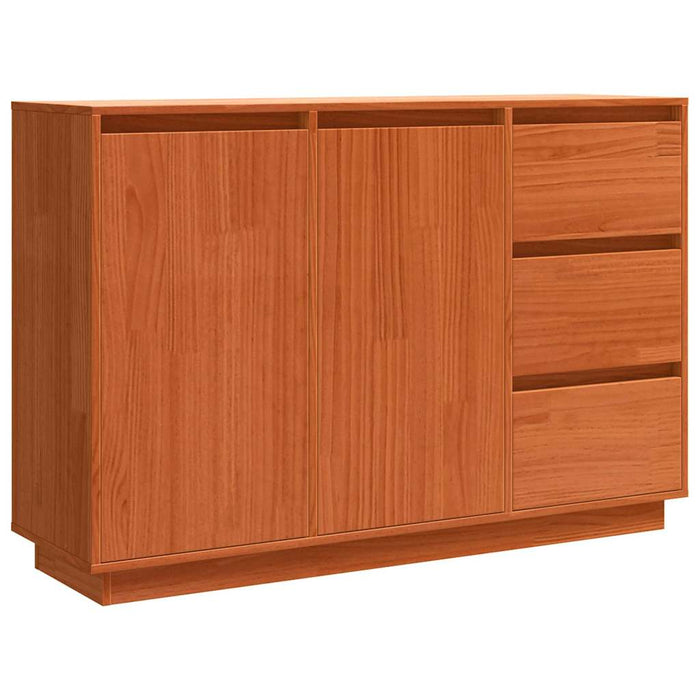 Bufet Stejar închis 111 x 34 x 75 cm Lemn de pin masiv - WALTI WALTI