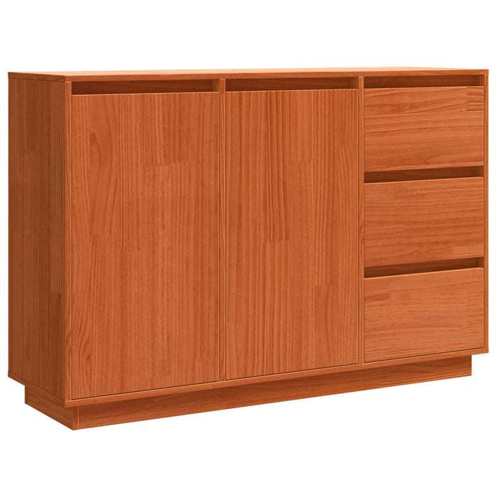 Bufet Stejar închis 111 x 34 x 75 cm Lemn de pin masiv - WALTI WALTI