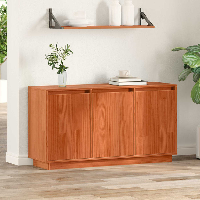Bufet Stejar închis 111 x 34 x 60 cm Lemn de pin masiv - WALTI WALTI