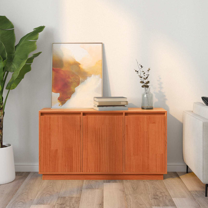 Bufet Stejar închis 111 x 34 x 60 cm Lemn de pin masiv - WALTI WALTI