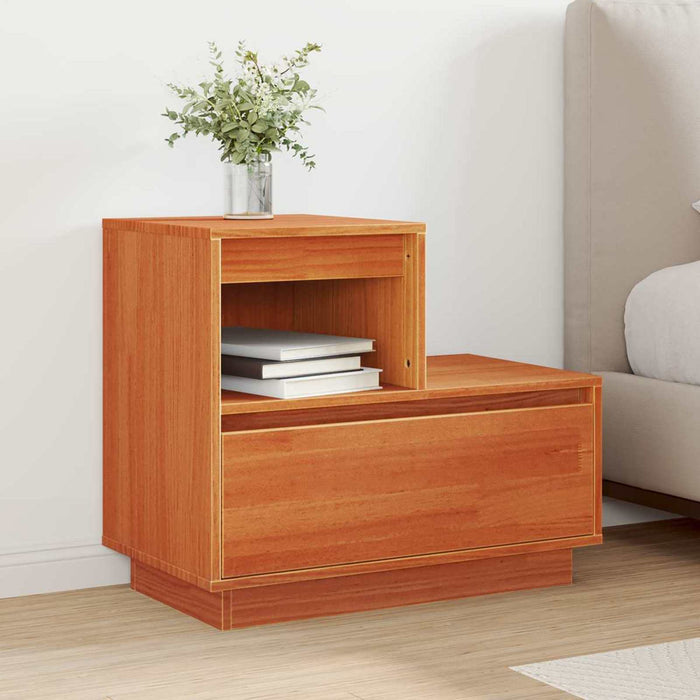 Dulap de noapte Maroniu cerat 60 x 34 x 51 cm Lemn compozit - WALTI WALTI