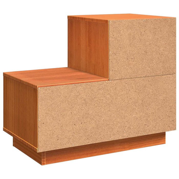 Dulap de noapte cu sertar 2 pcs Maroniu cerat 60 x 34 x 51 cm - WALTI WALTI