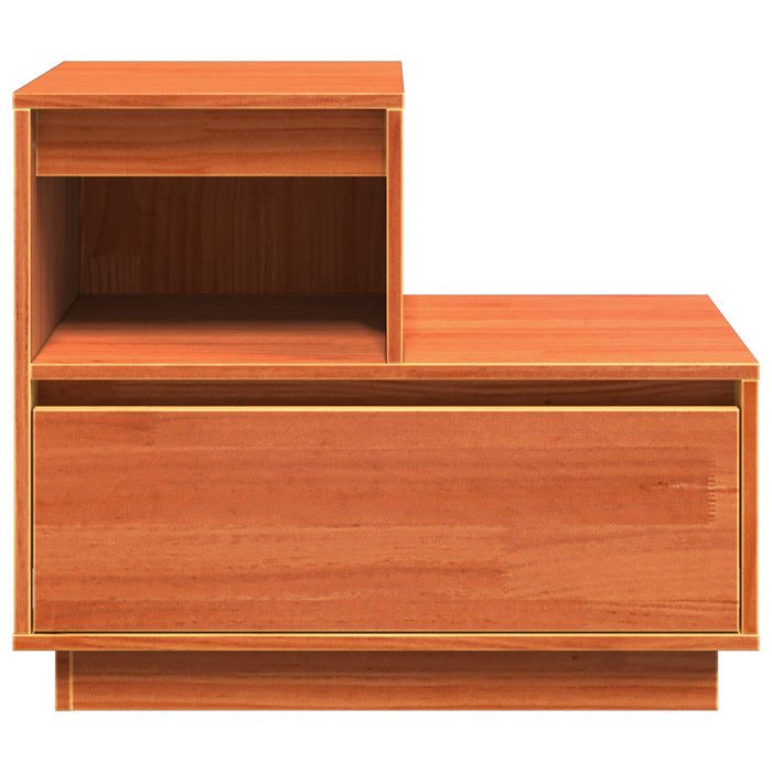 Dulap de noapte cu sertar 2 pcs Maroniu cerat 60 x 34 x 51 cm - WALTI WALTI