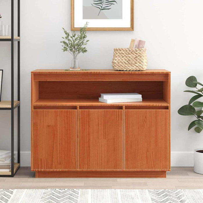 Bufet Maroniu cerat 104,5 x 34 x 80 cm Lemn de pin masiv - WALTI WALTI
