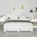 Cadru de pat cu headboard Alb 180 x 200 cm Lemn masiv de pin - WALTI WALTI