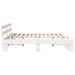 Cadru de pat cu headboard Alb 180 x 200 cm Lemn masiv de pin - WALTI WALTI