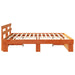 Cadru de pat cu headboard Maro 180 x 200 cm Lemn masiv de pin - WALTI WALTI